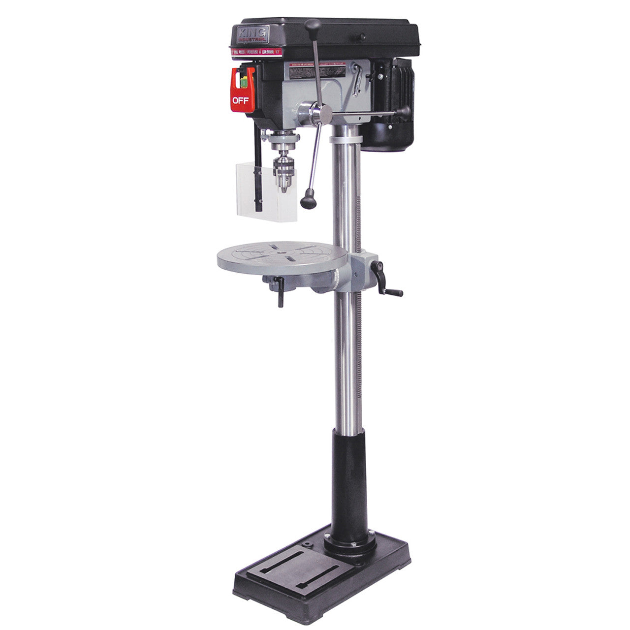 King Industrial KING-KC-118FC-LS 17in Drill Press With Safety Guard