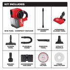 Milwaukee MIL-0940-20 M18 FUEL Compact Vacuum Bare Tool