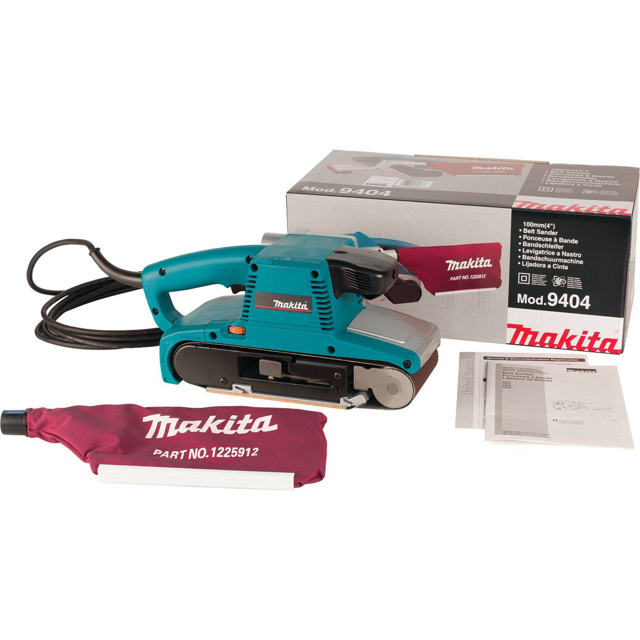 Makita MAK-9404 4 x 24in Electronic Variable Speed Belt Sander