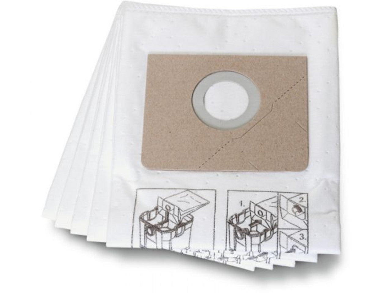Fein FEIN-31345061010 Turbo I Fleece Filter Bags (Pack of 5)