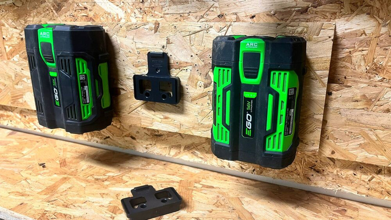 StealthMounts SM-BM-EG56-BLK-4 Battery Mounts for EGO Black 4Pk