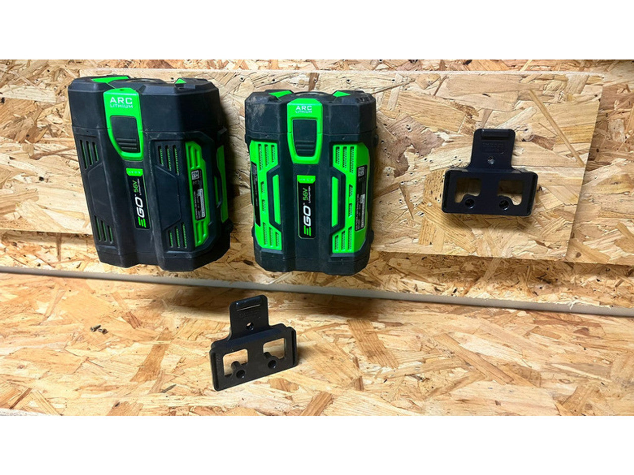 StealthMounts SM-BM-EG56-BLK-4 Battery Mounts for EGO Black 4Pk