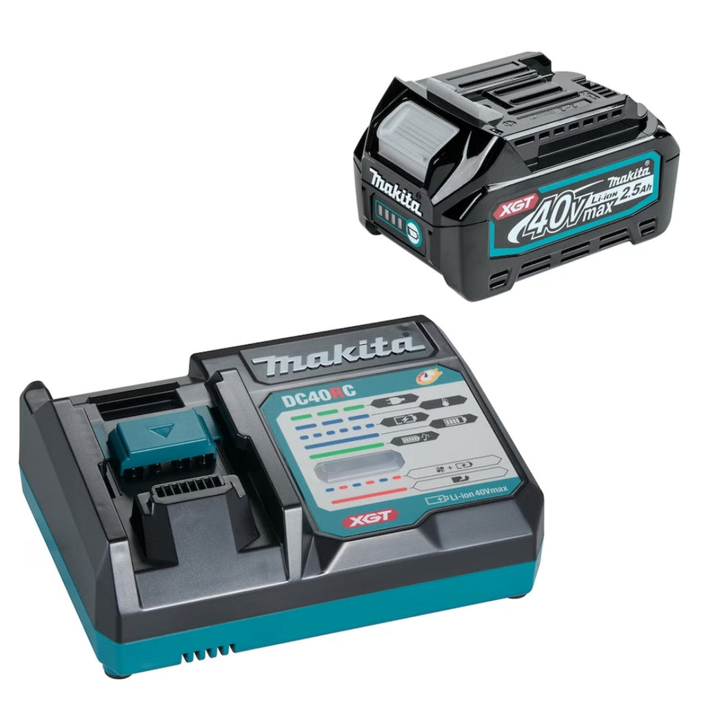 Makita MAK-T-05929 40V max XGT 2.5Ah Battery & Fast Charger Starter Kit