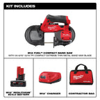 Milwaukee MIL-2529-21XC M12 FUEL Compact Band Saw Kit