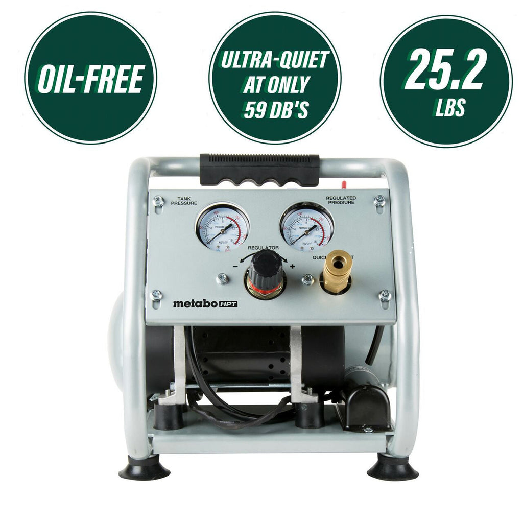 Metabo-HPT HPT-EC28M 1-Gallon Portable Electric Horizontal Air Compressor