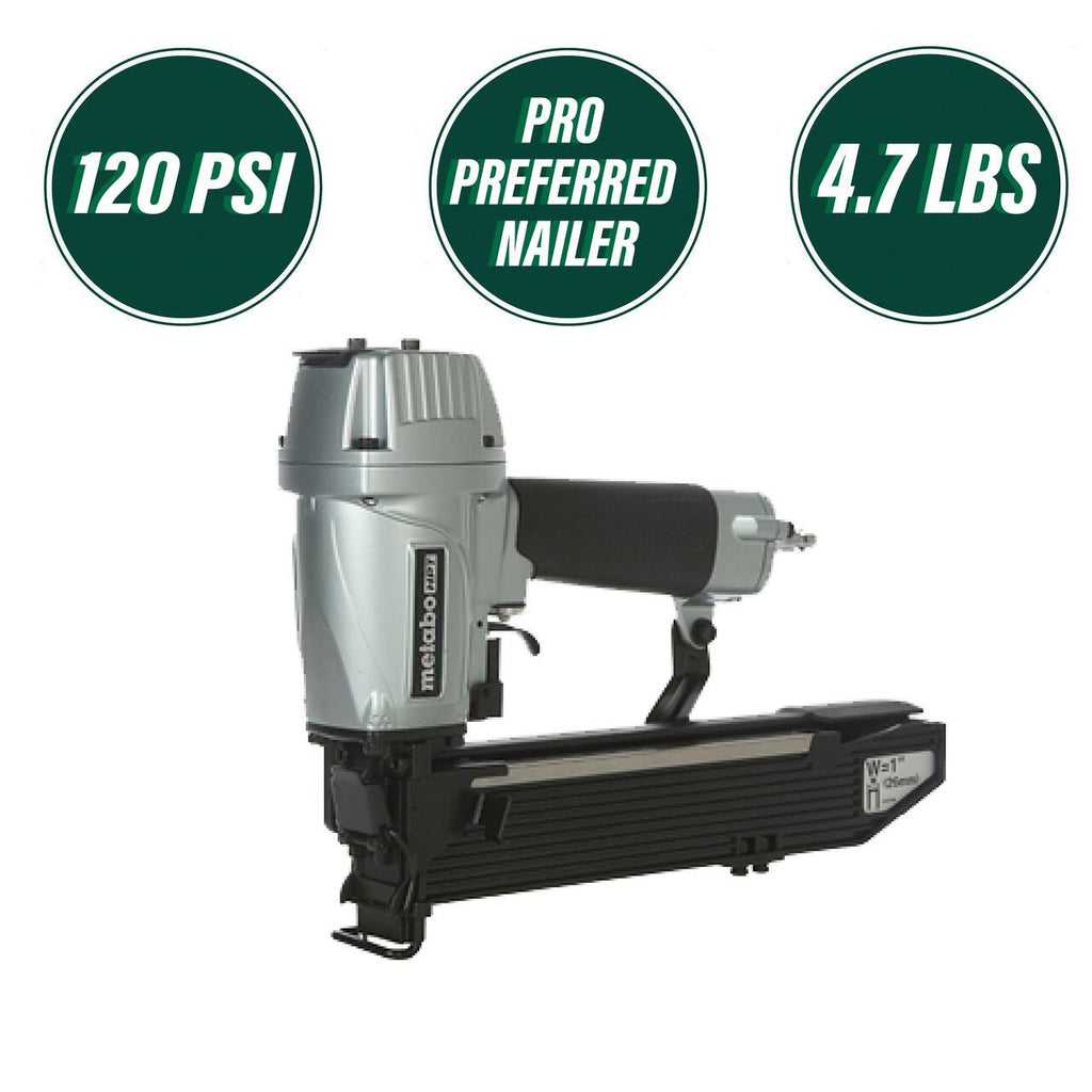Metabo-HPT HPT-N5024A2M 1in 16ga Wide Crown Stapler