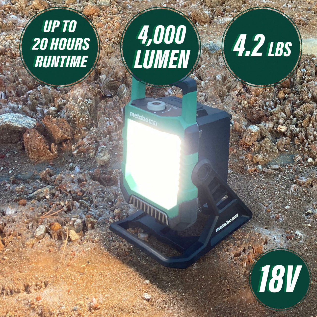 Metabo-HPT HPT-UB18DCQ4M 18V MultiVolt LED Work Light (Bare Tool)
