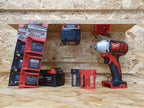 StealthMounts SM-BM-MW18-RED-6 Battery Mounts for Milwaukee M18 Red 6-Pack