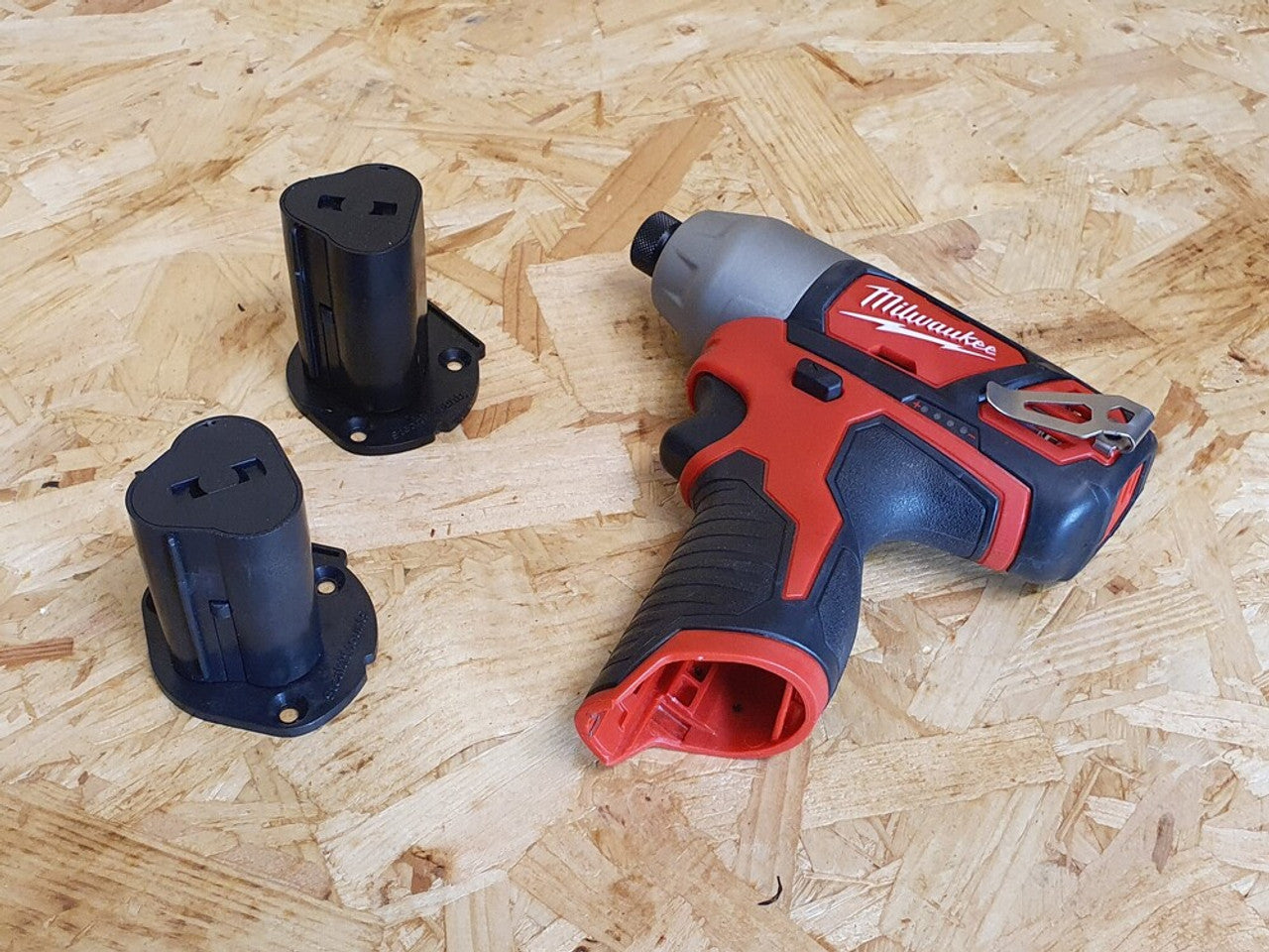 StealthMounts SM-TM-MW12-BLK-3 Tool Mounts for Milwaukee M12 Black 3Pk