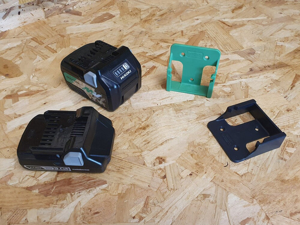 StealthMounts SM-BM-MHH18-BLK-6 Battery Mount Metabo HPT Black 6pk