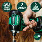 Metabo-HPT HPT-WH36DCM 36V MultiVolt Cordless Triple Hammer Bolt Impact Driver