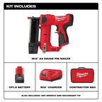 Milwaukee MIL-2540-21 M12 23G Pin Nailer CP1.5 Kit