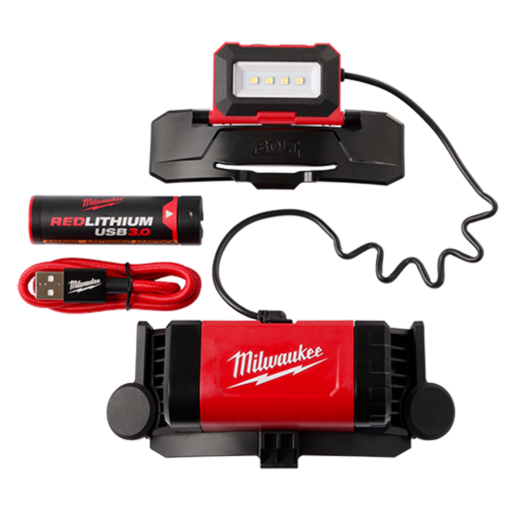 Milwaukee MIL-2118-21 BOLT REDLITHIUM USB Headlamp