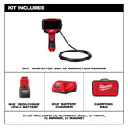 Milwaukee MIL-2324-21 M12 M-Spector 360 10ft Inspection Camera CP2.0 Kit