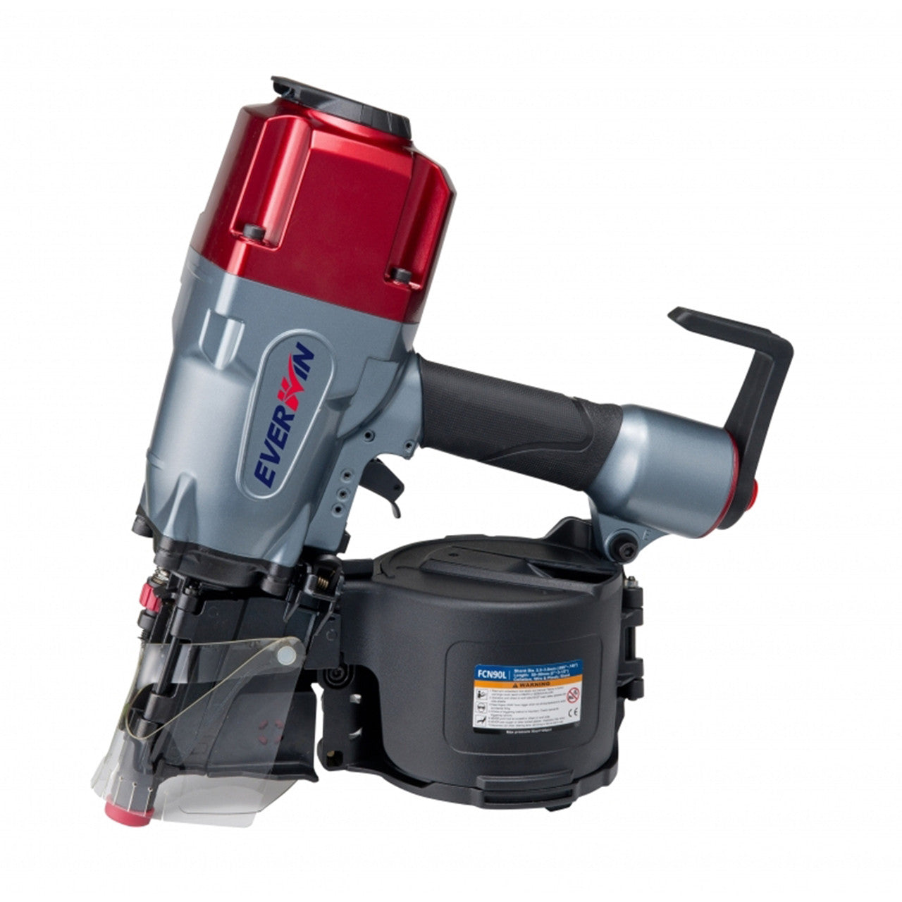 Bissett Fasteners EVER-BFFCN90L Everwin Coil Framing Nailer 2in - 3-1/4in
