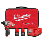 Milwaukee MIL-2402-22 M12 FUEL 1/4in Hex 2-Speed Screwdriver Kit