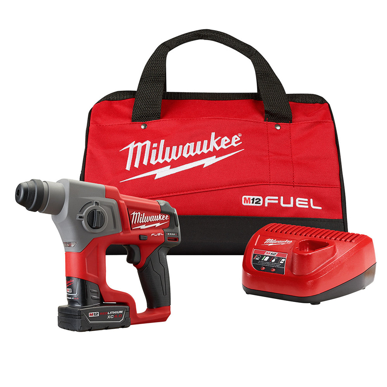 Milwaukee MIL-2416-21XC M12 Fuel 5/8in SDS Plus Rotary Hammer XC4.0 Kit