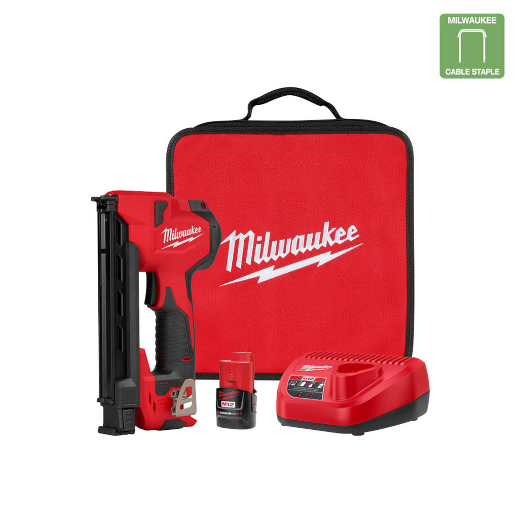 Milwaukee MIL-2448-21 M12 Cable Stapler Kit