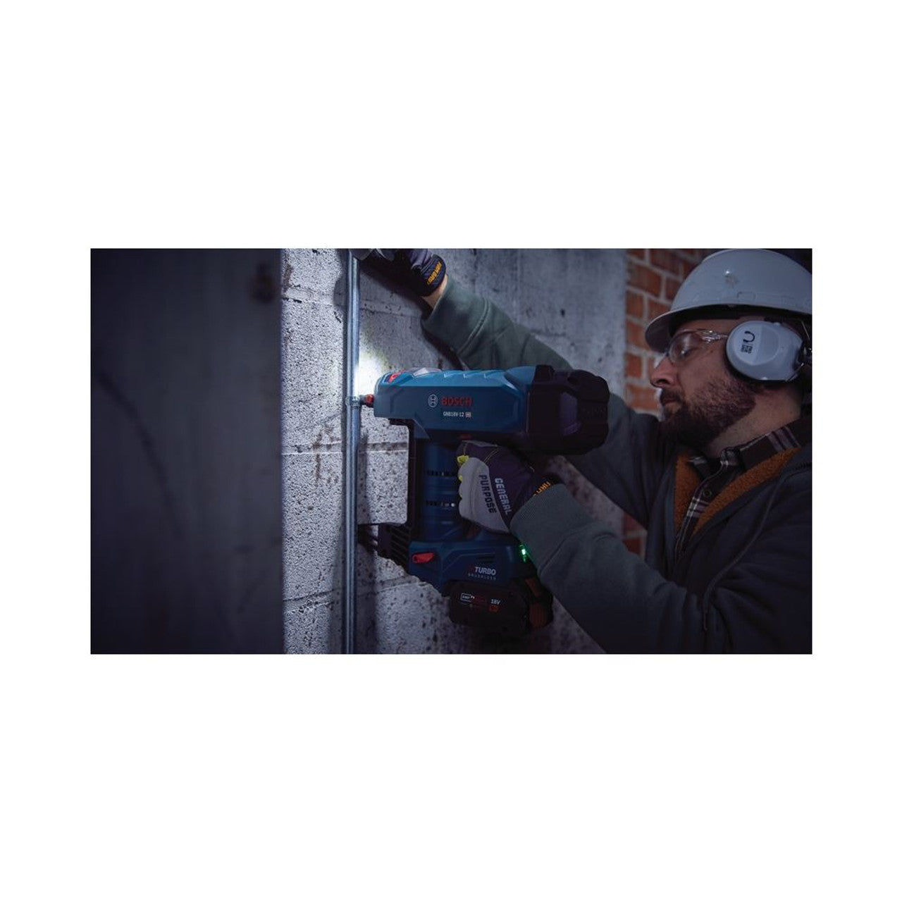 Bosch BOS-GNB18V-12K14 18V Concrete Nailer Kit with (1) CORE18V 8.0Ah High Performance Battery
