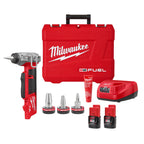 Milwaukee MIL-2532-22 M12 FUEL ProPEX Expander 2x CP2.0 Kit with 1/2 - 1in RAPID SEAL ProPEX Expander Heads
