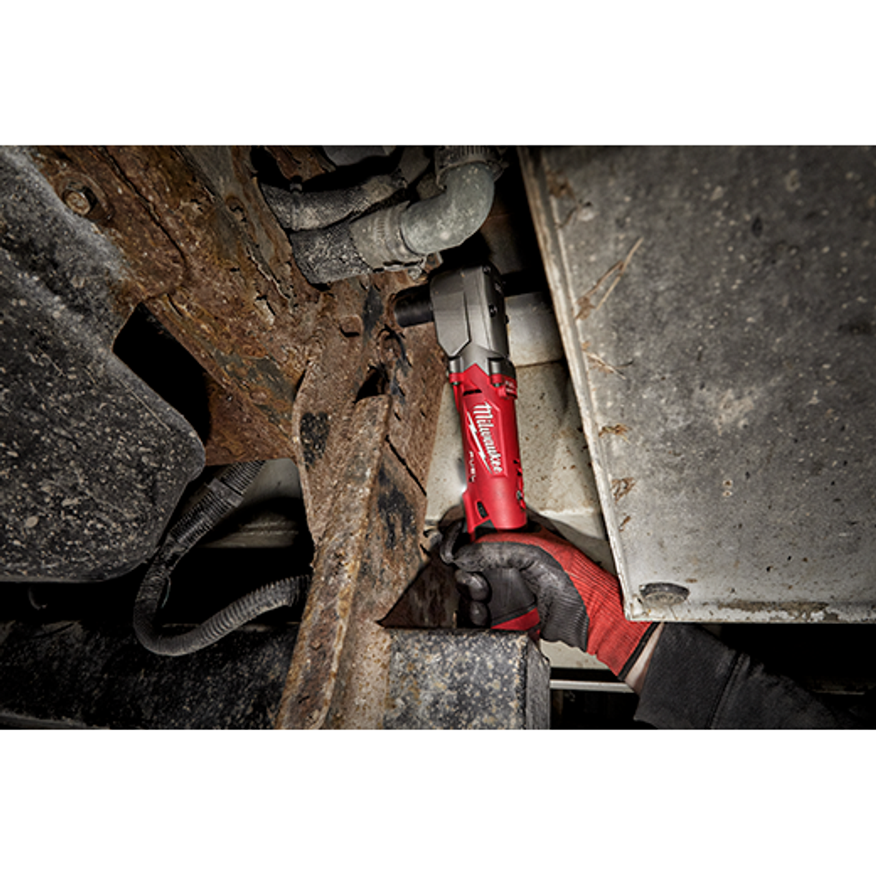 Milwaukee MIL-2564-20 M12 Fuel 3/8in Right Angle Impact Wrench With Friction Ring Bare Tool