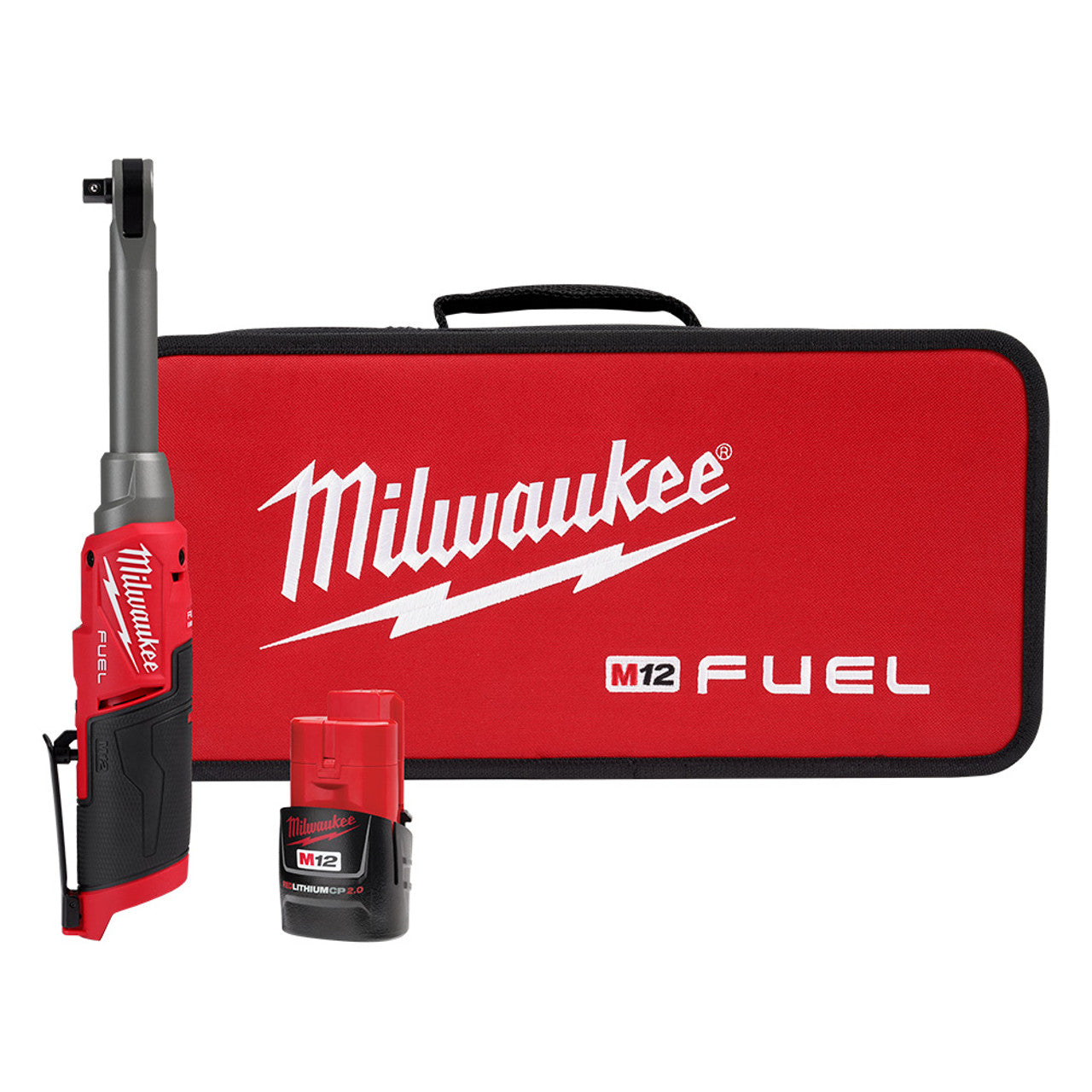 Milwaukee MIL-2569-21 M12 FUEL 3/8 in Extended Reach High Speed Ratchet CP2.0 Kit