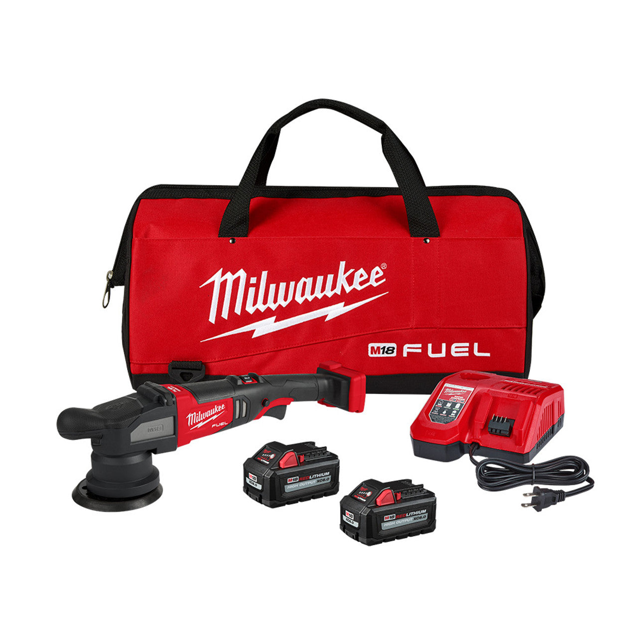 Milwaukee MIL-2684-22HD M18 FUEL 15mm Random Orbital Polisher 2x 6.0Ah Kit (5in Pad)