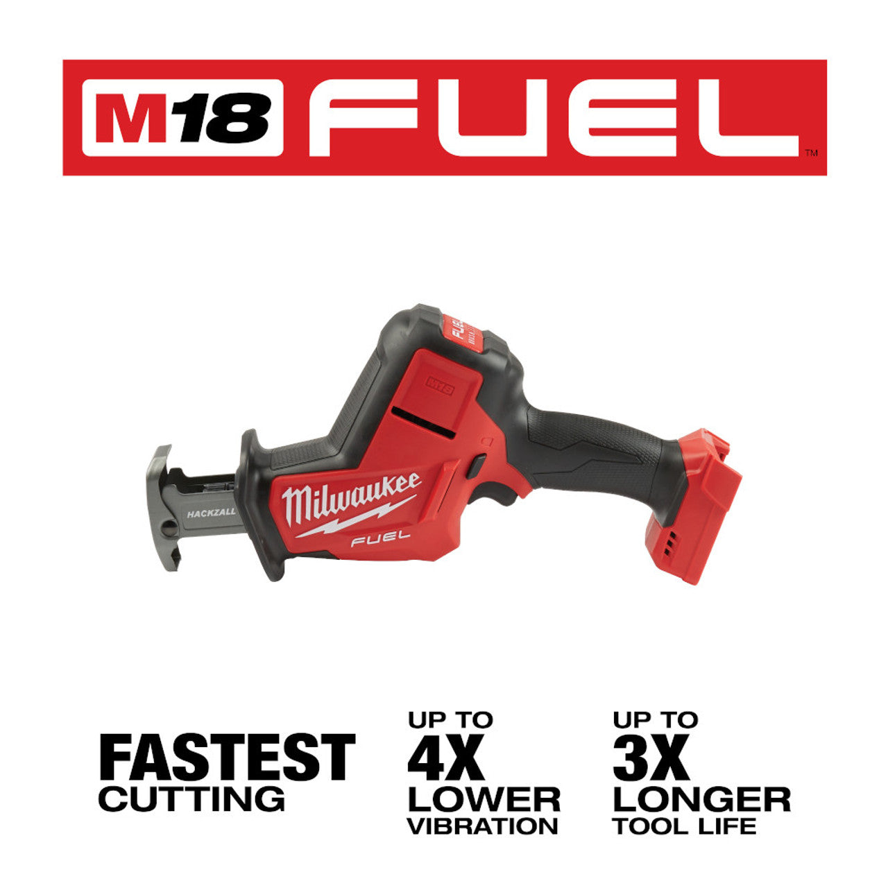 Milwaukee MIL-2719-20 M18 FUEL Brushless Hackzall Reciprocating Saw Bare Tool