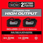 Milwaukee MIL-2823-22HD M18 FUEL 21in Self-Propelled Dual Battery Mower 2x 12.0Ah Kit