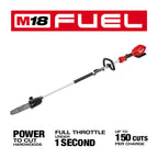Milwaukee MIL-2825-20PS M18 FUEL 10in Pole Saw with QUIK-LOK Attachment Capability
