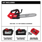 Milwaukee MIL-2826-22T M18 FUEL 14in Top Handle Chainsaw 8.0Ah + 12.0Ah Kit