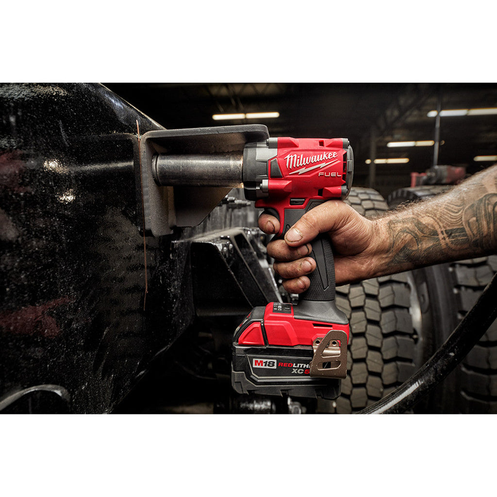 Milwaukee MIL-2854-20 M18 FUEL 3/8in Compact Impact Wrench with Friction Ring Bare Tool