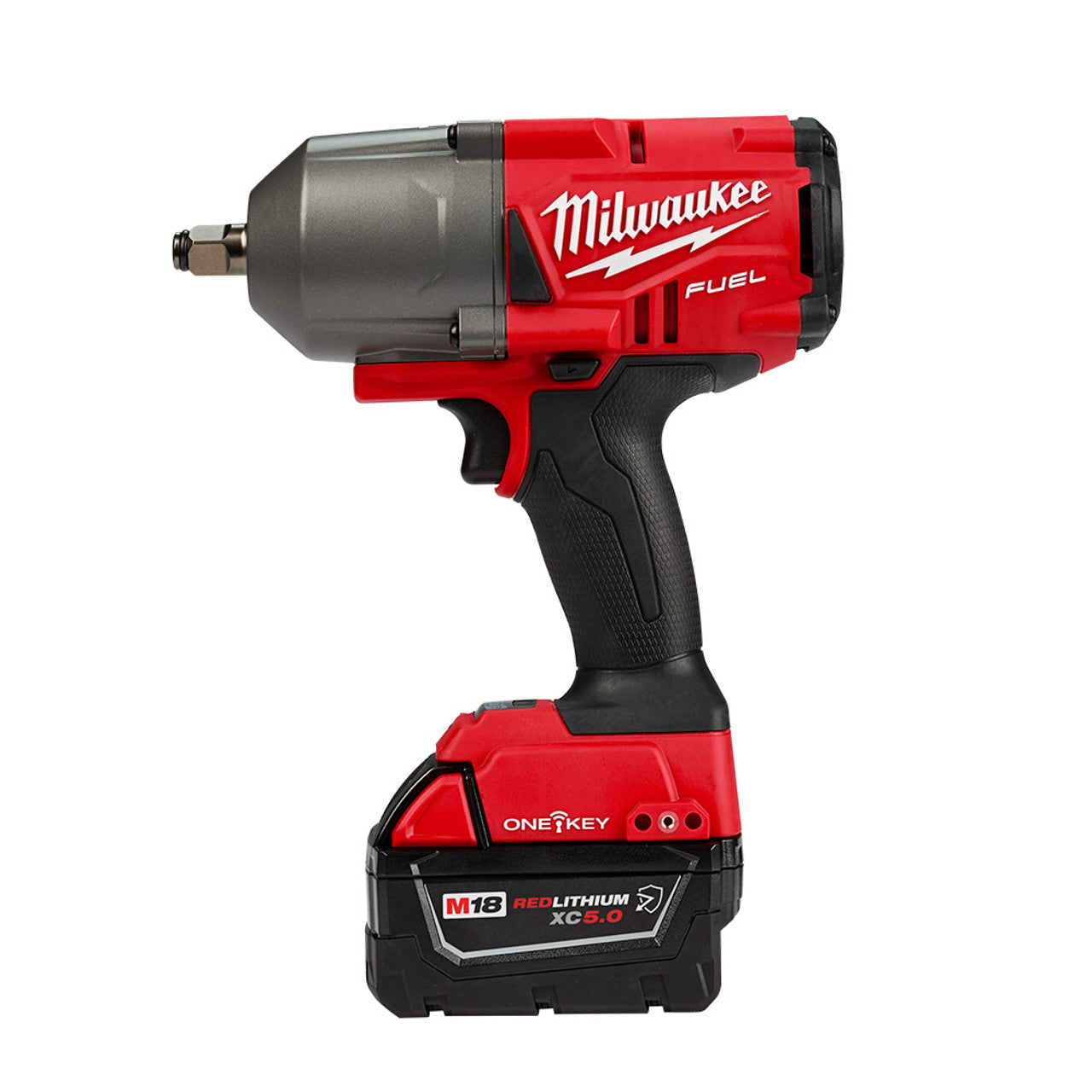 Milwaukee MIL-2863-22R M18 FUEL with ONE-KEY High Torque Impact Wrench 1/2in Friction Ring 2x 5.0Ah Kit
