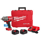 Milwaukee MIL-2863-22R M18 FUEL with ONE-KEY High Torque Impact Wrench 1/2in Friction Ring 2x 5.0Ah Kit