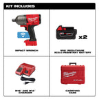 Milwaukee MIL-2864-22R GEN II M18 FUEL With ONE-KEY High Torque Impact Wrench 3/4in Friction Ring 2x 5.0Ah Kit