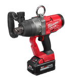 Milwaukee MIL-2867-22 M18 FUEL 1in High Torque Impact Wrench with ONE-KEY Kit w/ (2) 8.0Ah Batteries