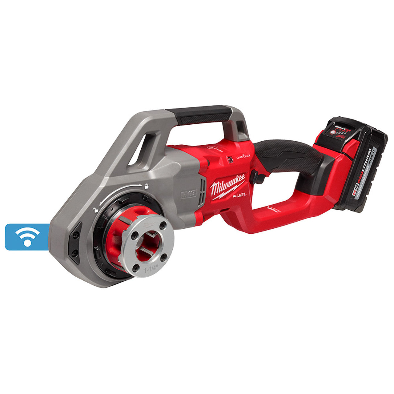 Milwaukee MIL-2870-22 M18 FUEL Compact Pipe Threader 2x XC8.0 Kit with ONE-KEY
