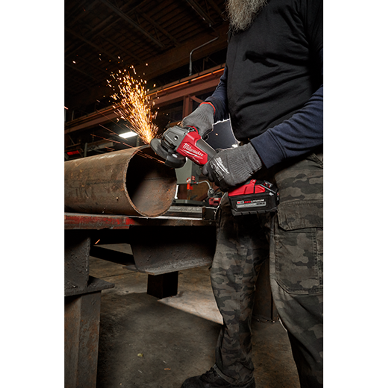 Milwaukee MIL-2880-20 M18 FUEL 4-1/2in / 5in Grinder Paddle Switch, No-Lock Bare Tool