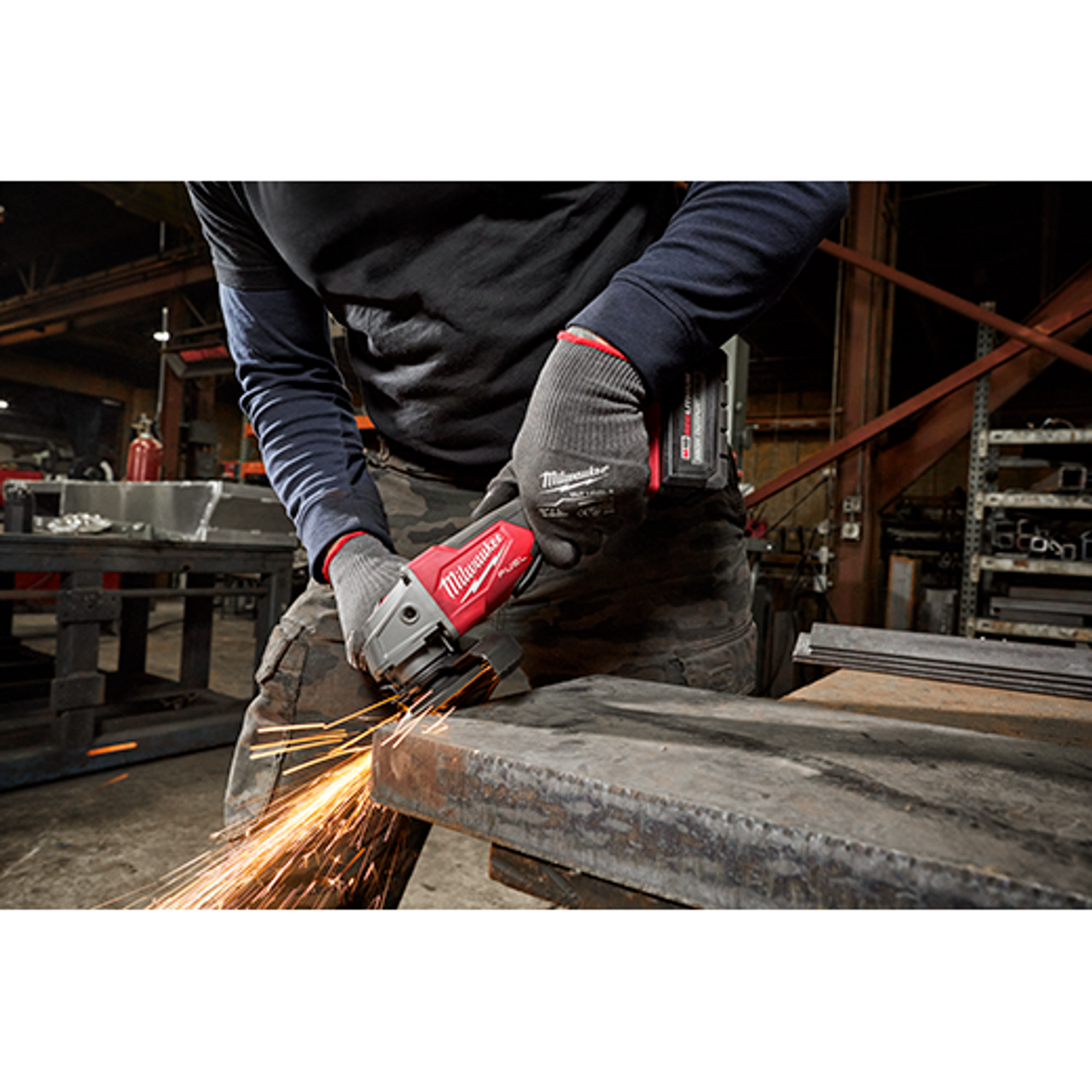 Milwaukee MIL-2880-20 M18 FUEL 4-1/2in / 5in Grinder Paddle Switch, No-Lock Bare Tool