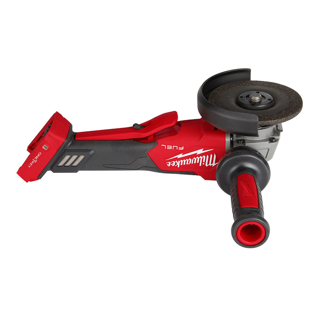 Milwaukee MIL-2882-20 M18 FUEL 4-1/2in / 5in Braking Grinder with ONE-KEY Paddle Switch, No Lock Bare Tool