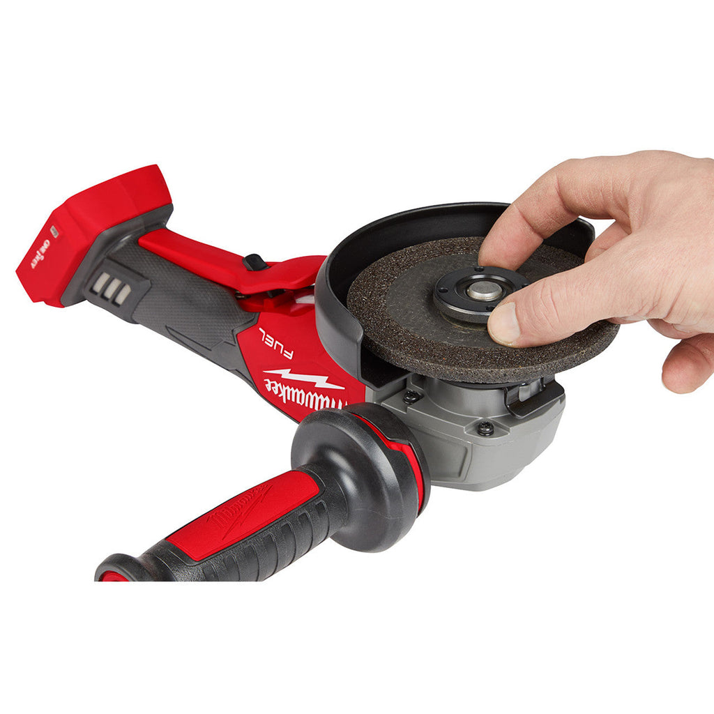 Milwaukee MIL-2882-20 M18 FUEL 4-1/2in / 5in Braking Grinder with ONE-KEY Paddle Switch, No Lock Bare Tool