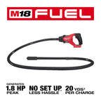 Milwaukee MIL-2911-20 M18 FUEL 8ft Concrete Pencil Vibrator Bare Tool