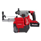 Milwaukee MIL-2912-22DE M18 FUEL 1in SDS Plus Rotary Hammer Dust Extractor 2x XC6.0 Kit