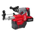 Milwaukee MIL-2912-22DE M18 FUEL 1in SDS Plus Rotary Hammer Dust Extractor 2x XC6.0 Kit