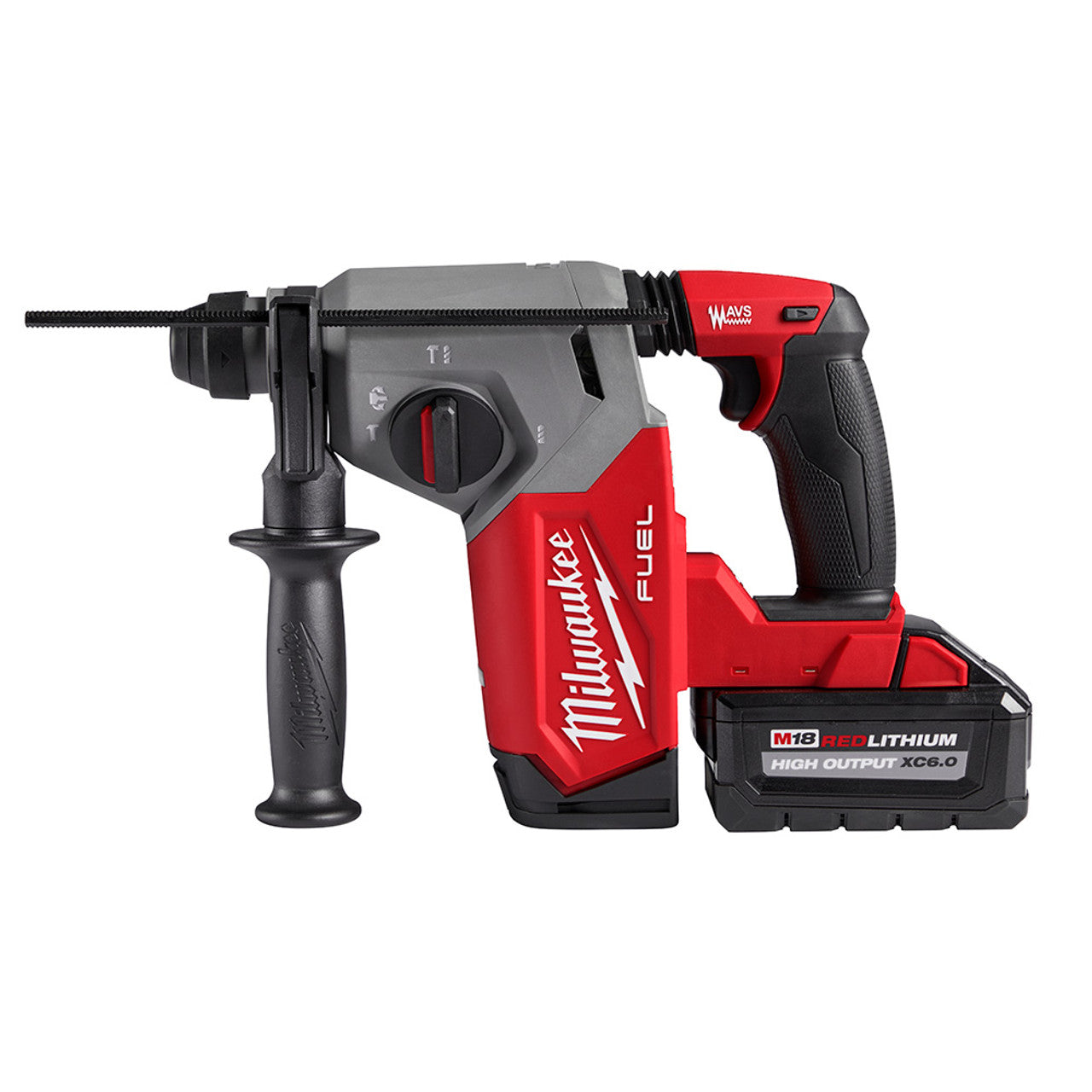 Milwaukee MIL-2912-22 M18 FUEL 1in SDS Plus Rotary Hammer 2x XC6.0 Kit