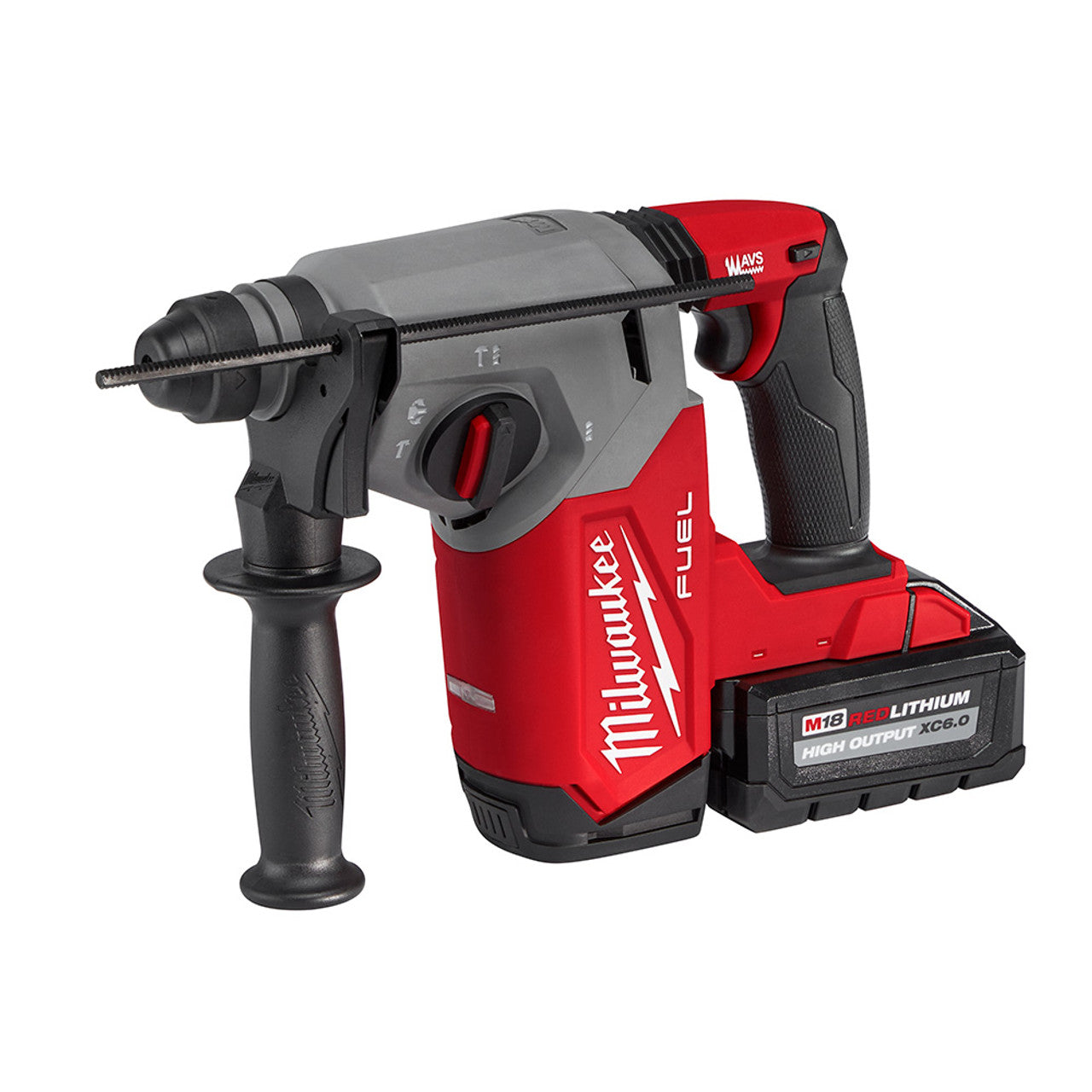 Milwaukee MIL-2912-22 M18 FUEL 1in SDS Plus Rotary Hammer 2x XC6.0 Kit