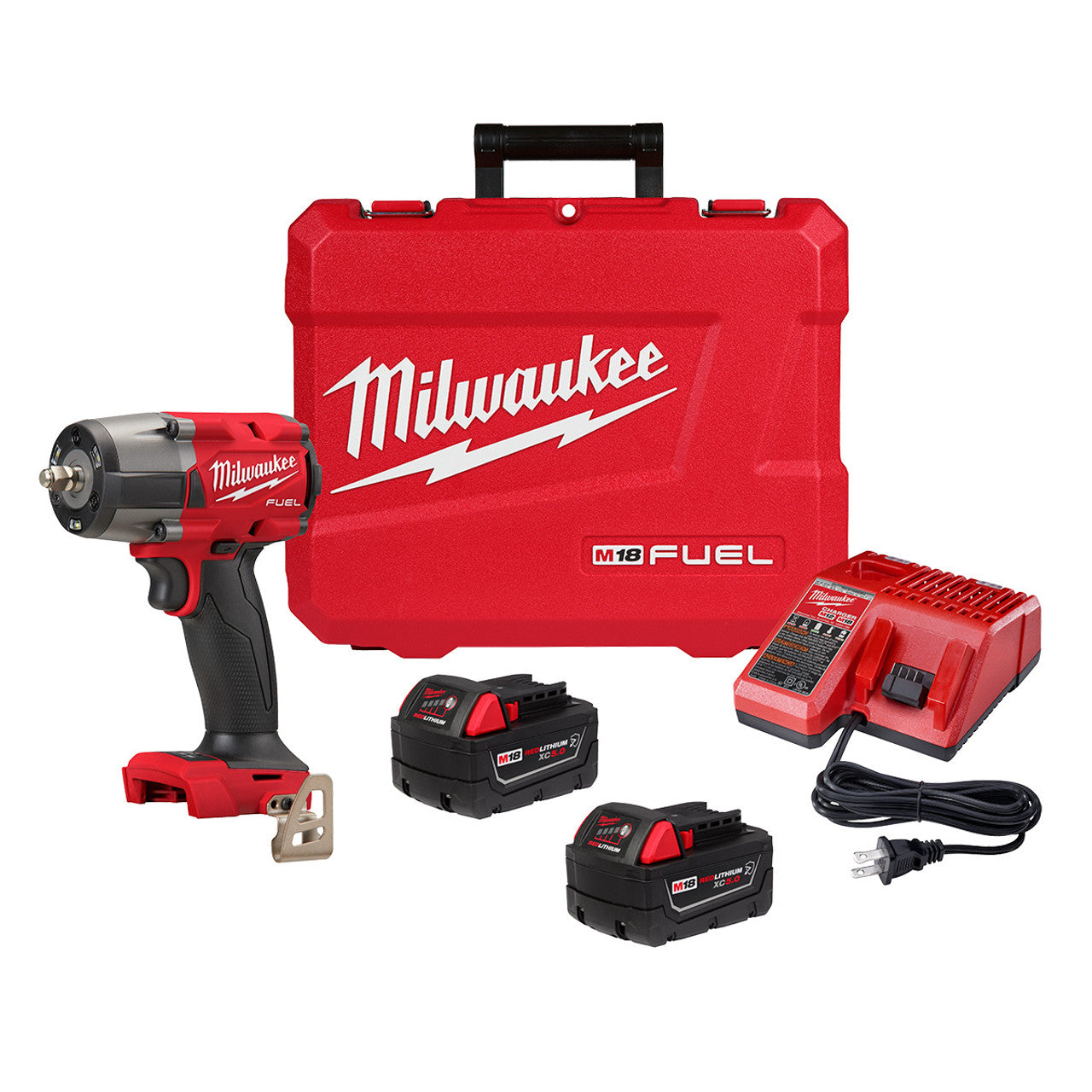 Milwaukee MIL-2960-22R M18 FUEL 3/8 Mid-Torque Impact Wrench with Friction Ring Kit