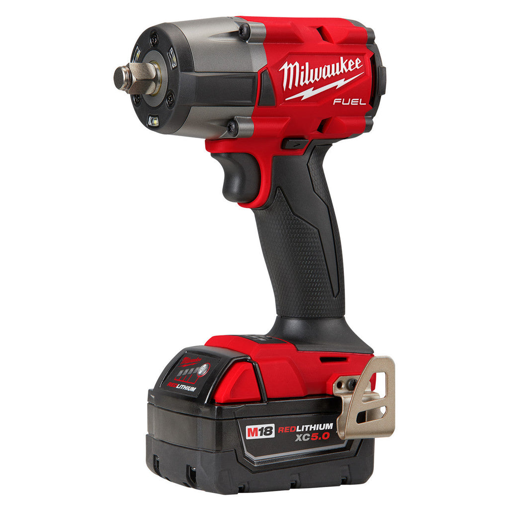 Milwaukee MIL-2962-22R M18 FUEL 1/2in Mid-Torque Impact Wrench with Friction Ring 2x 5.0Ah Kit