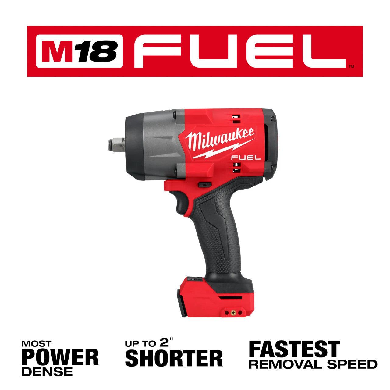 Milwaukee MIL-2967-22 M18 FUEL 1/2in High Torque Impact wrench with Friction Ring Kit
