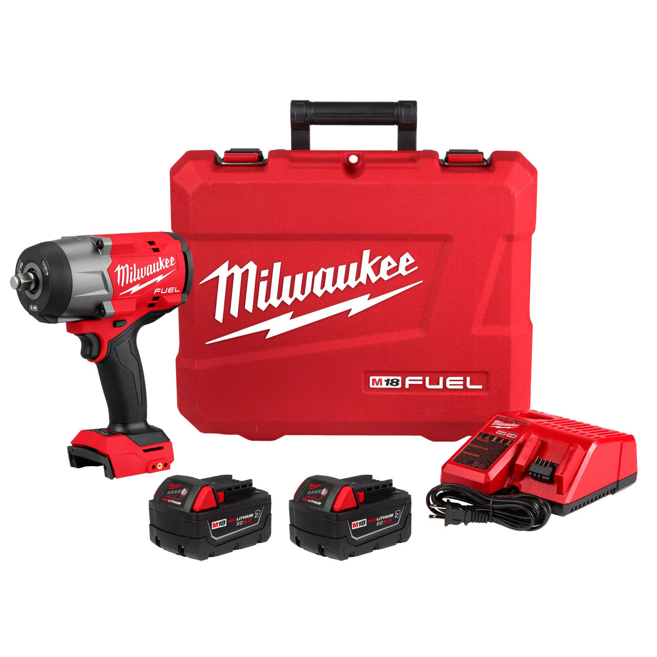 Milwaukee MIL-2967-22 M18 FUEL 1/2in High Torque Impact wrench with Friction Ring Kit